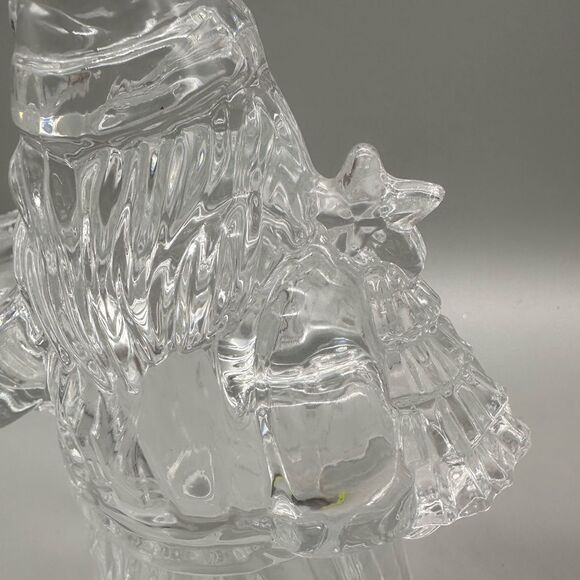 Vintage Imperial 24% lead crystal Santa Clause candlesticks - Picture 8 of 12